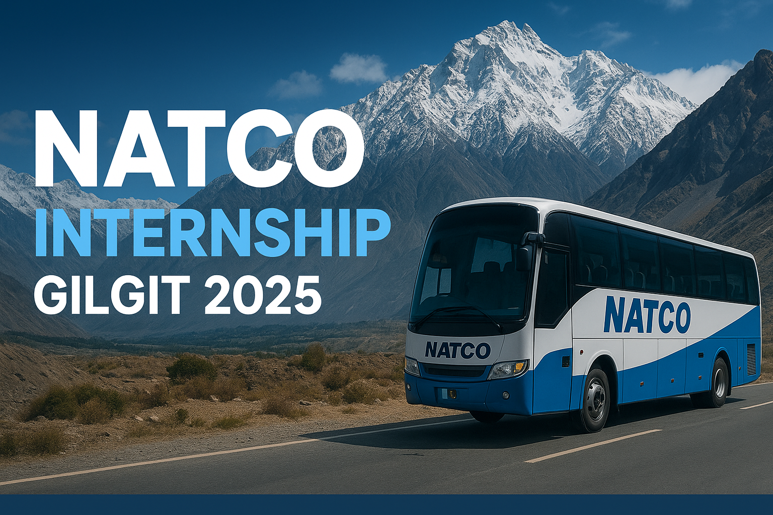 NATCO Internship Opportunities 2025 in Gilgit-Baltistan | Apply Now